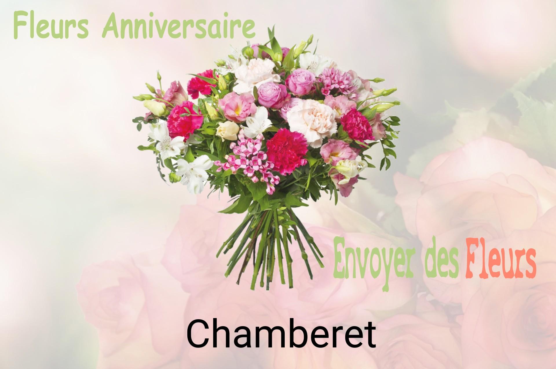 Bouquet de fleurs d’anniversaire livré à Chamberet