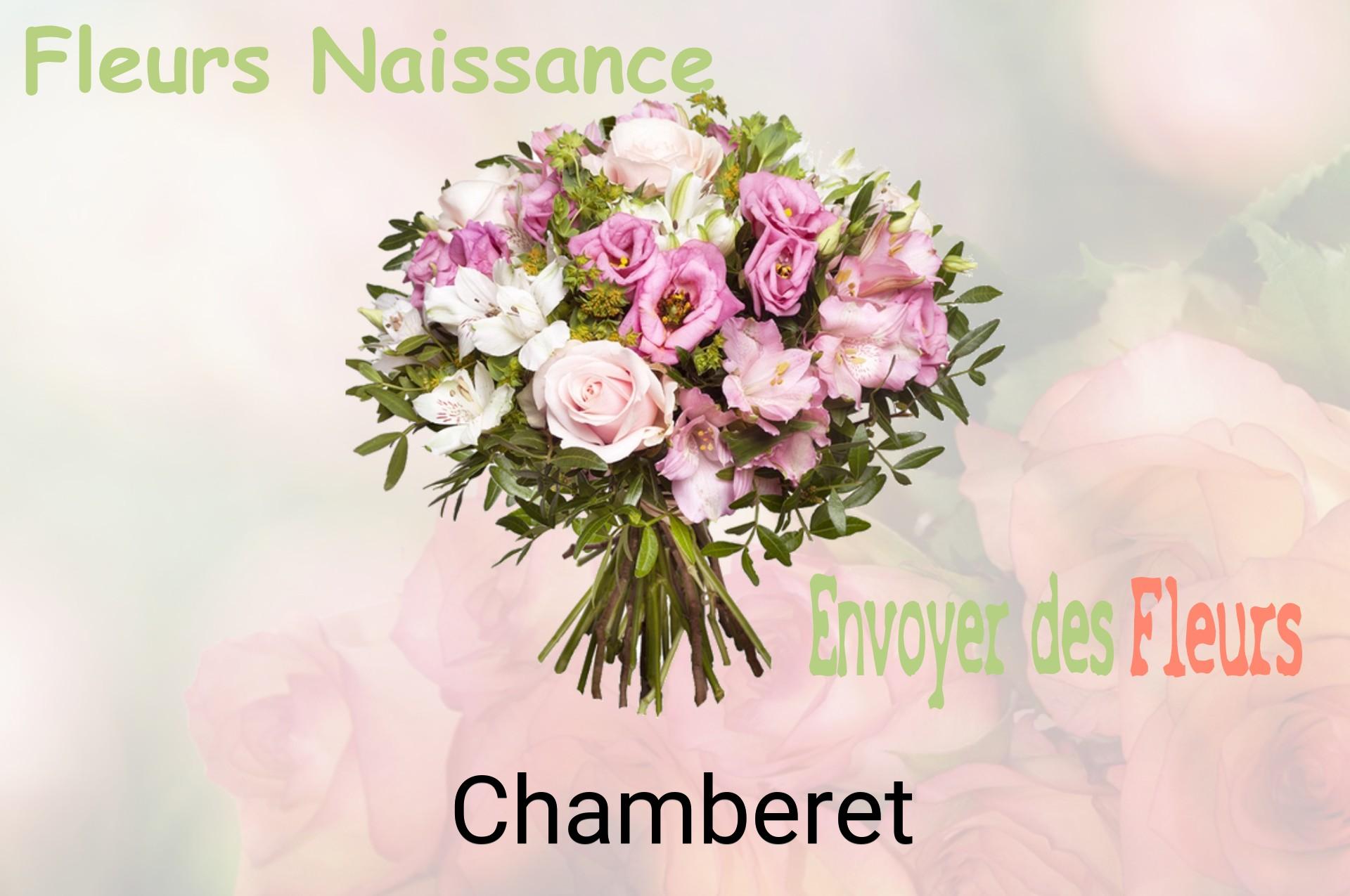 Bouquet de fleurs de naissance livré à Chamberet