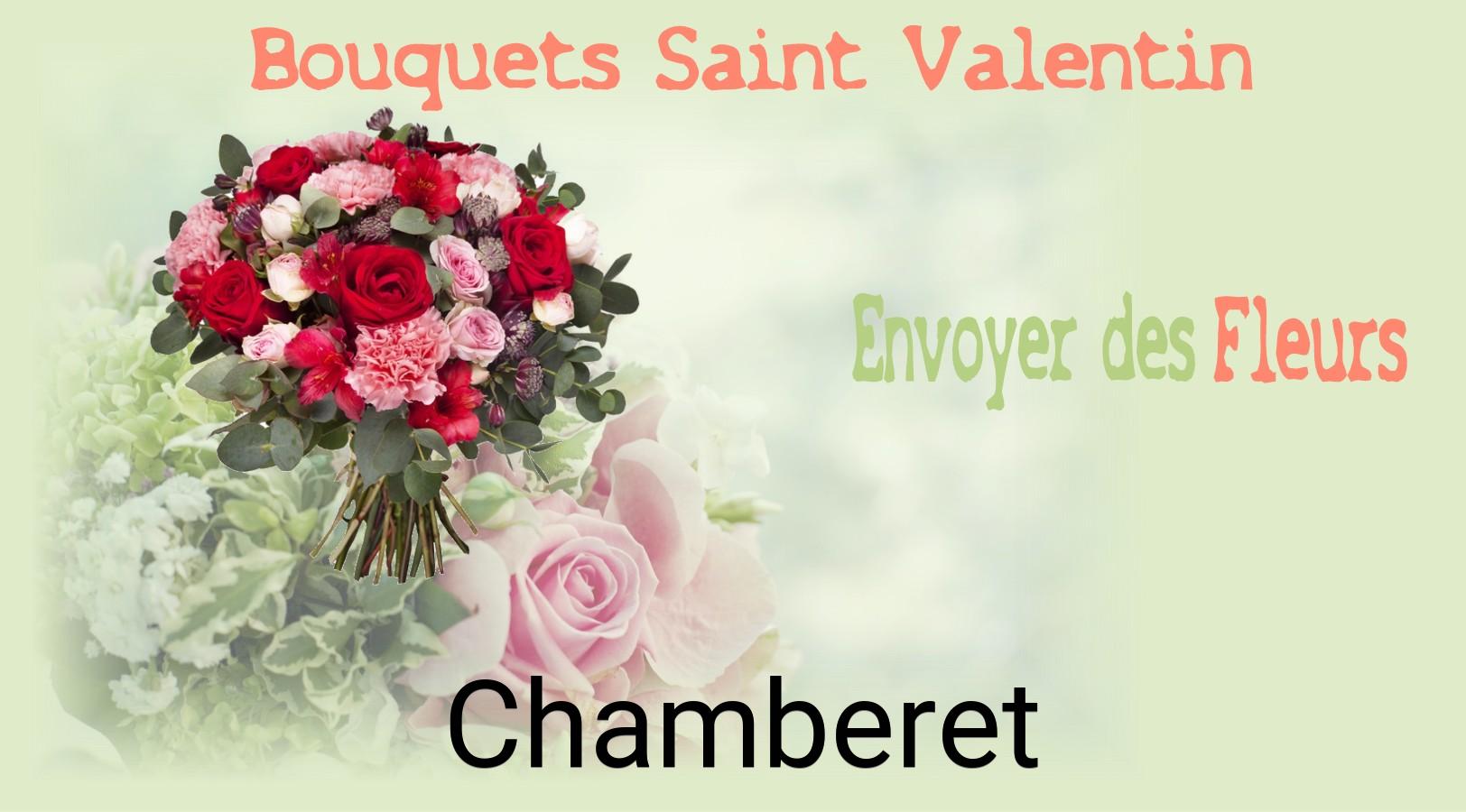 Roses de Saint-Valentin livrées à Chamberet
